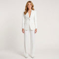 Tailored Blazer Co-Ord Set – Single Button Wide Leg Style