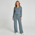 Collared Co-Ord Set – Drawstring Wide Leg Style