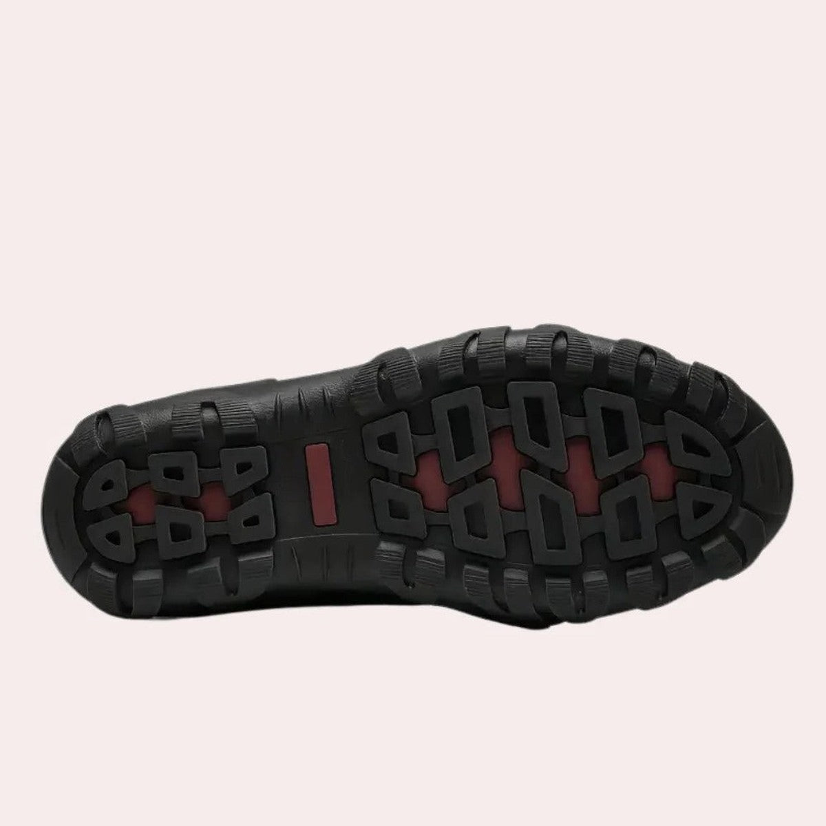 Men's Faux Fur Trim Quilted Snow Boots