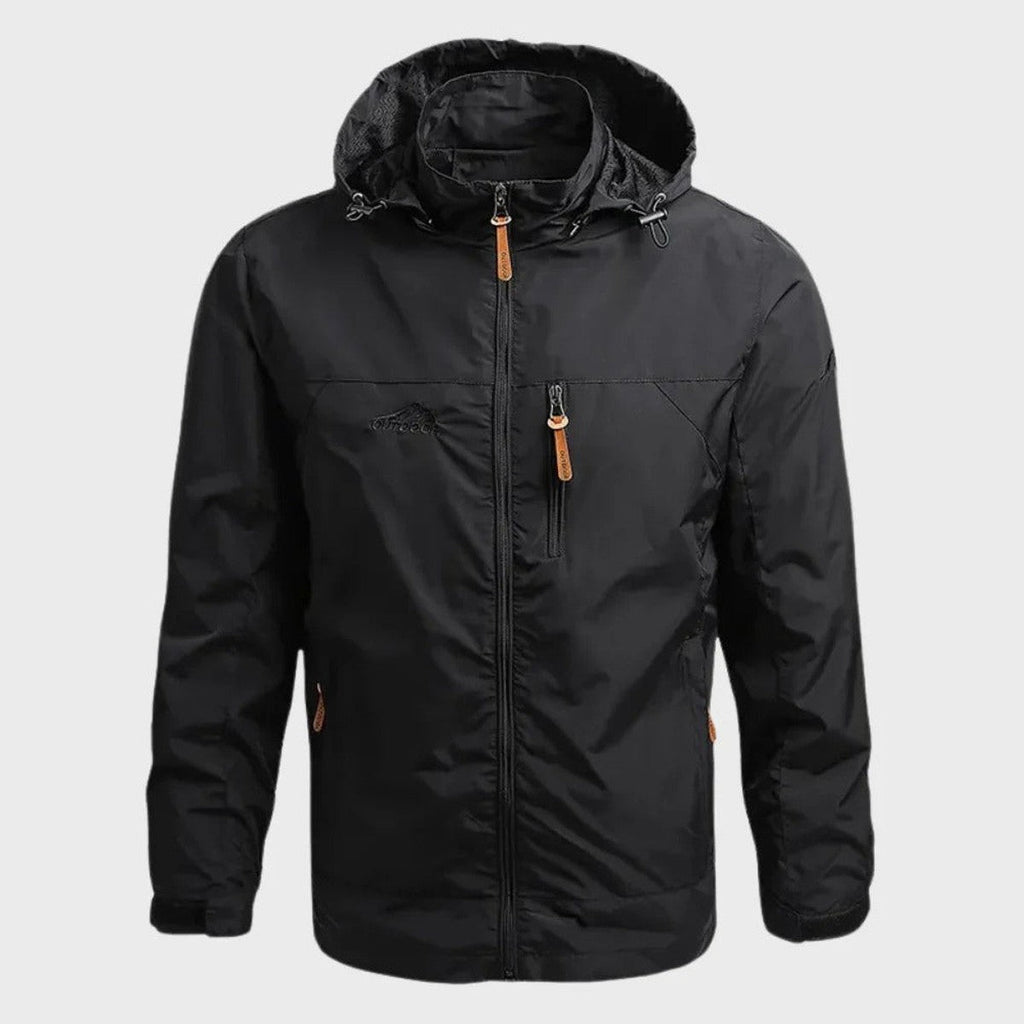 Men's Hooded Lightweight Windbreaker Jacket