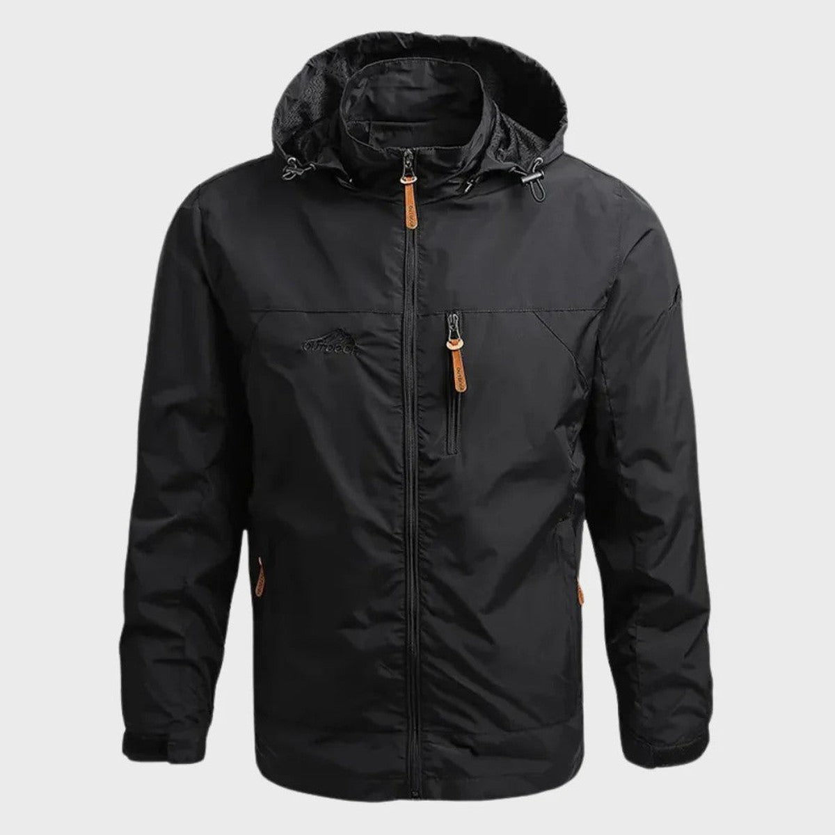 Men's Hooded Lightweight Windbreaker Jacket