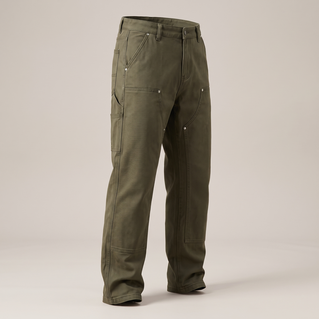 Pantalon robuste pour homme à jambe droite