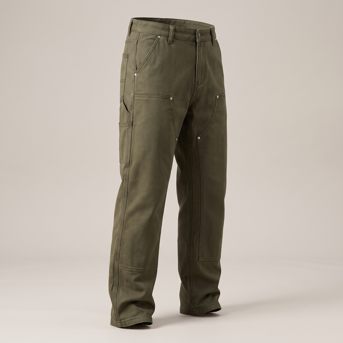 Pantalon robuste pour homme à jambe droite