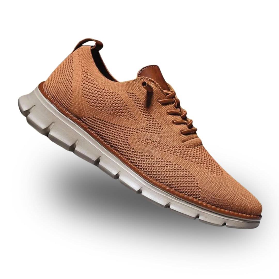 Baskets décontractées en maille à lacets pour homme