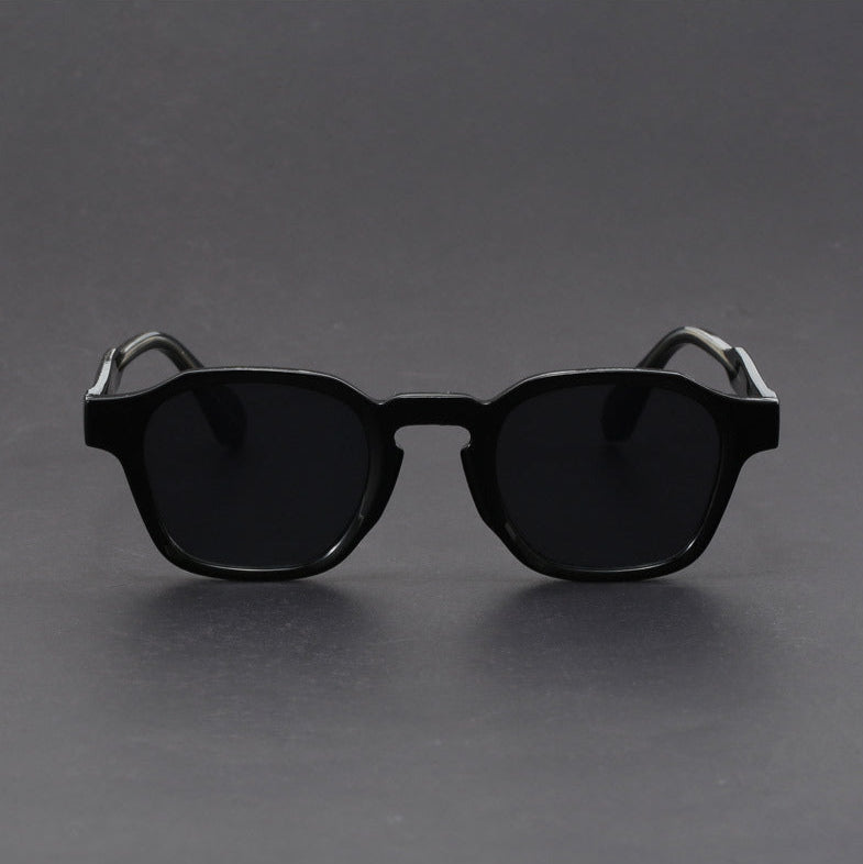 Women's Square Retro Acetate Frame Sunglasses