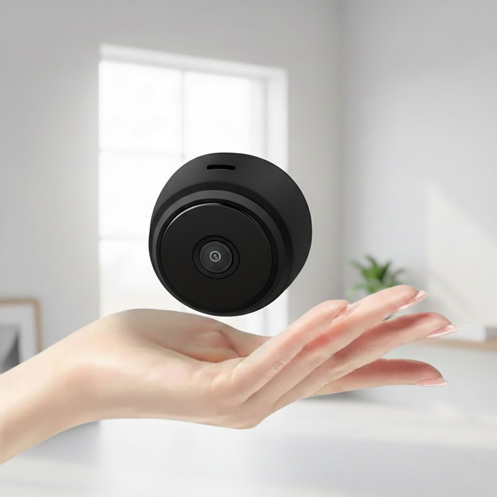 Mini WiFi Security Camera with Night Vision and App