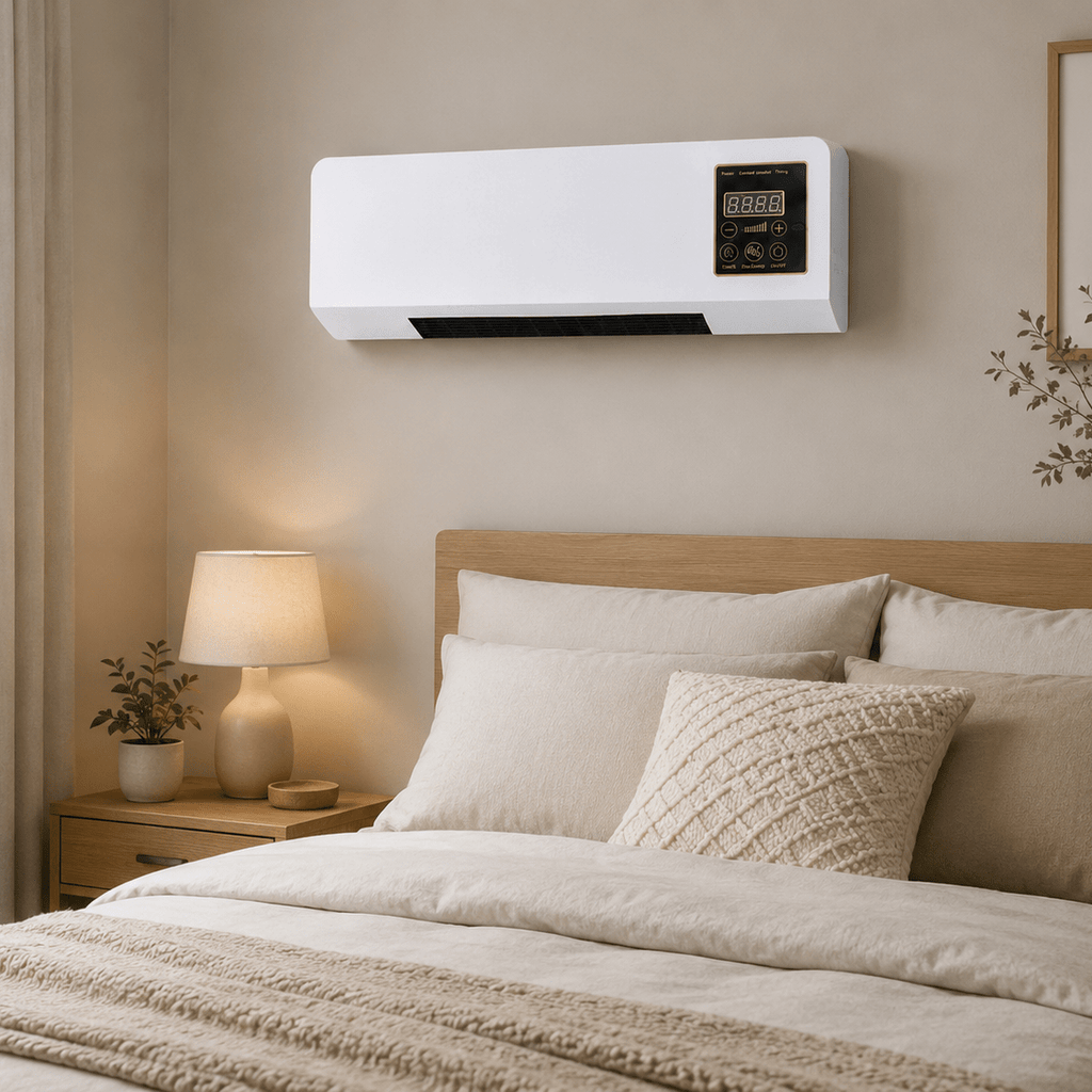 Wall-Mounted Digital Heater with LED Display
