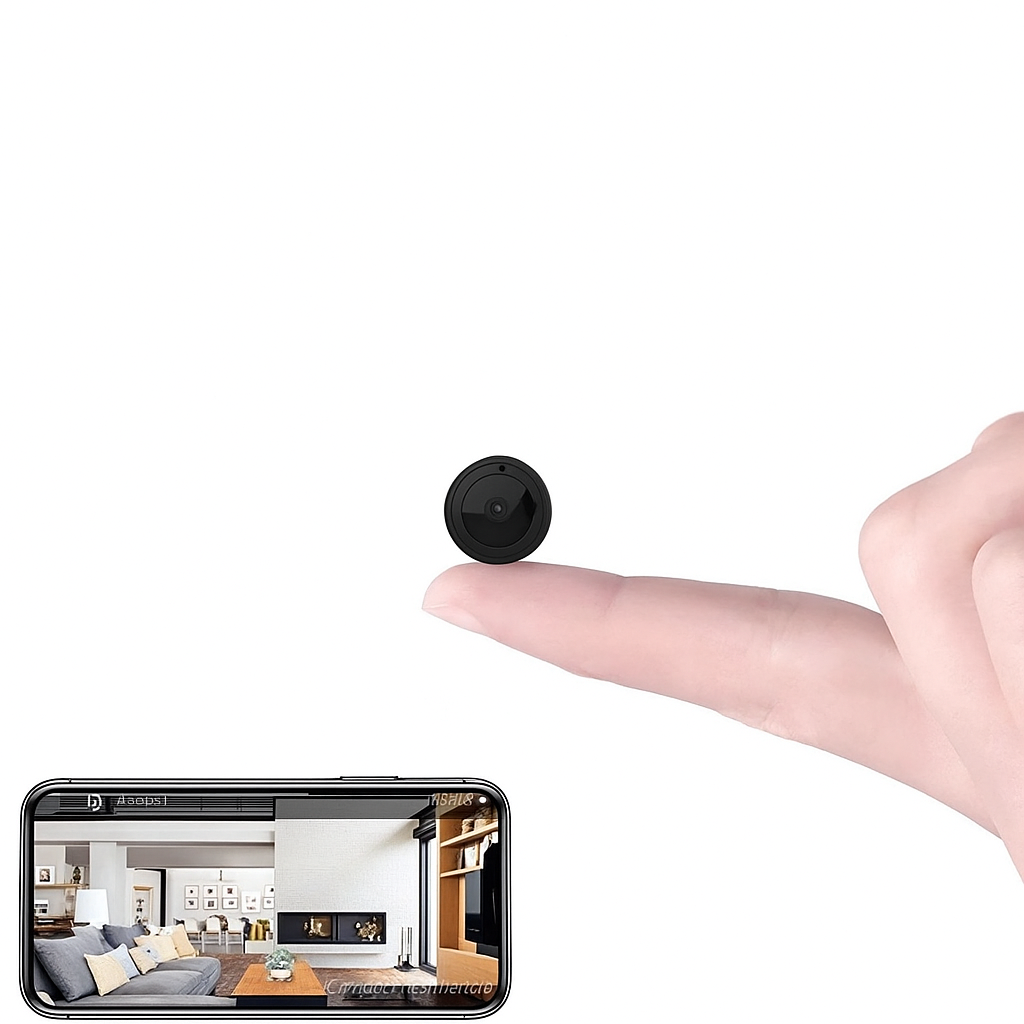 Mini WiFi Security Camera with Night Vision and App