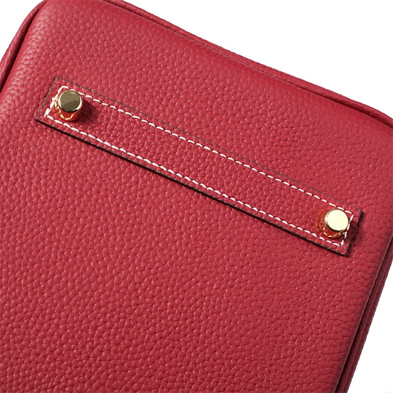 Structured Turn-Lock Tote Bag with Padlock Detail