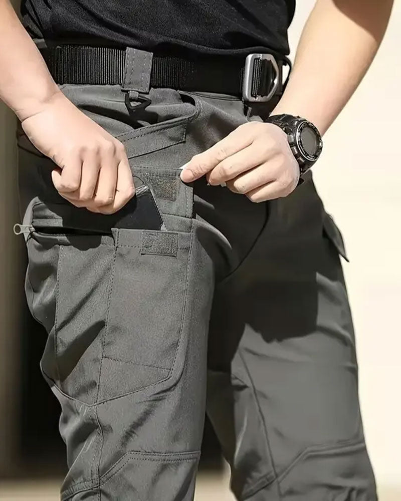 Men's Fleece Lined Tactical Cargo Trousers