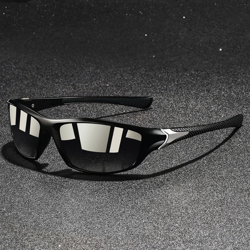 Men's Sport Wraparound Polarized Sunglasses
