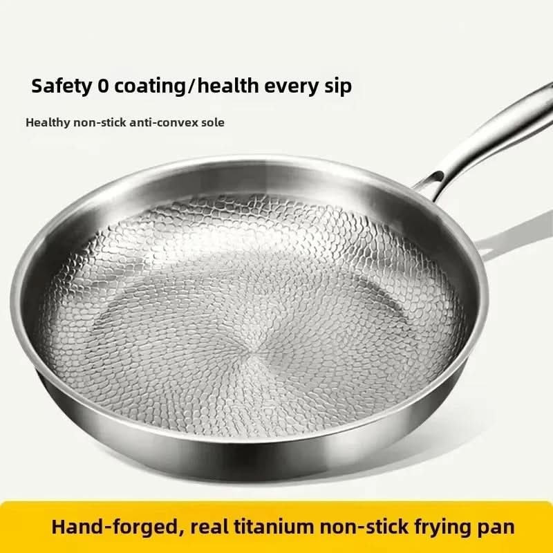 Stainless Steel Honeycomb Non-Stick Frying Pan