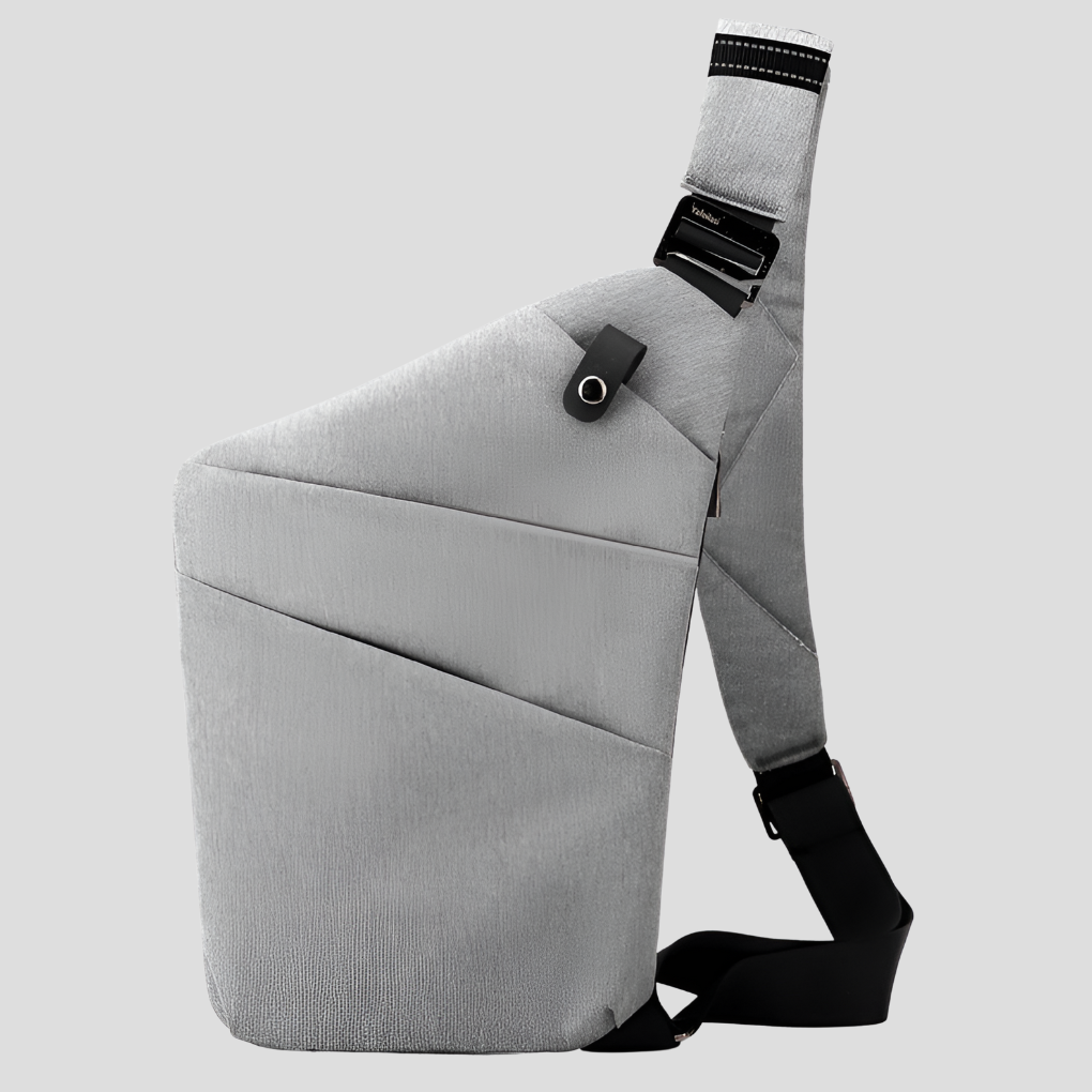 Slim Anti-Theft Crossbody Sling Bag with Hidden Zips