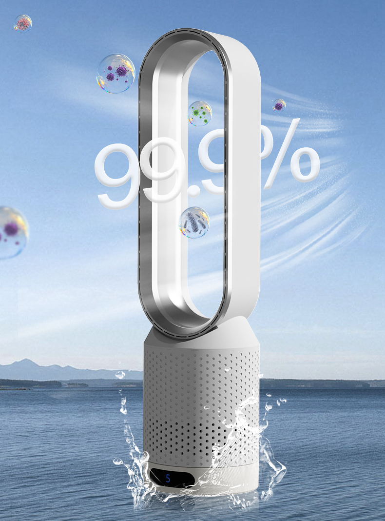 3-in-1 Bladeless Air Cooler with Purifier and LED Display