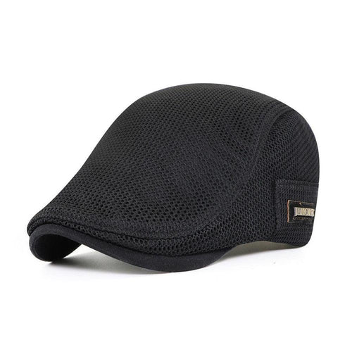 Casquette gavroche en maille respirante avec empiècement structuré