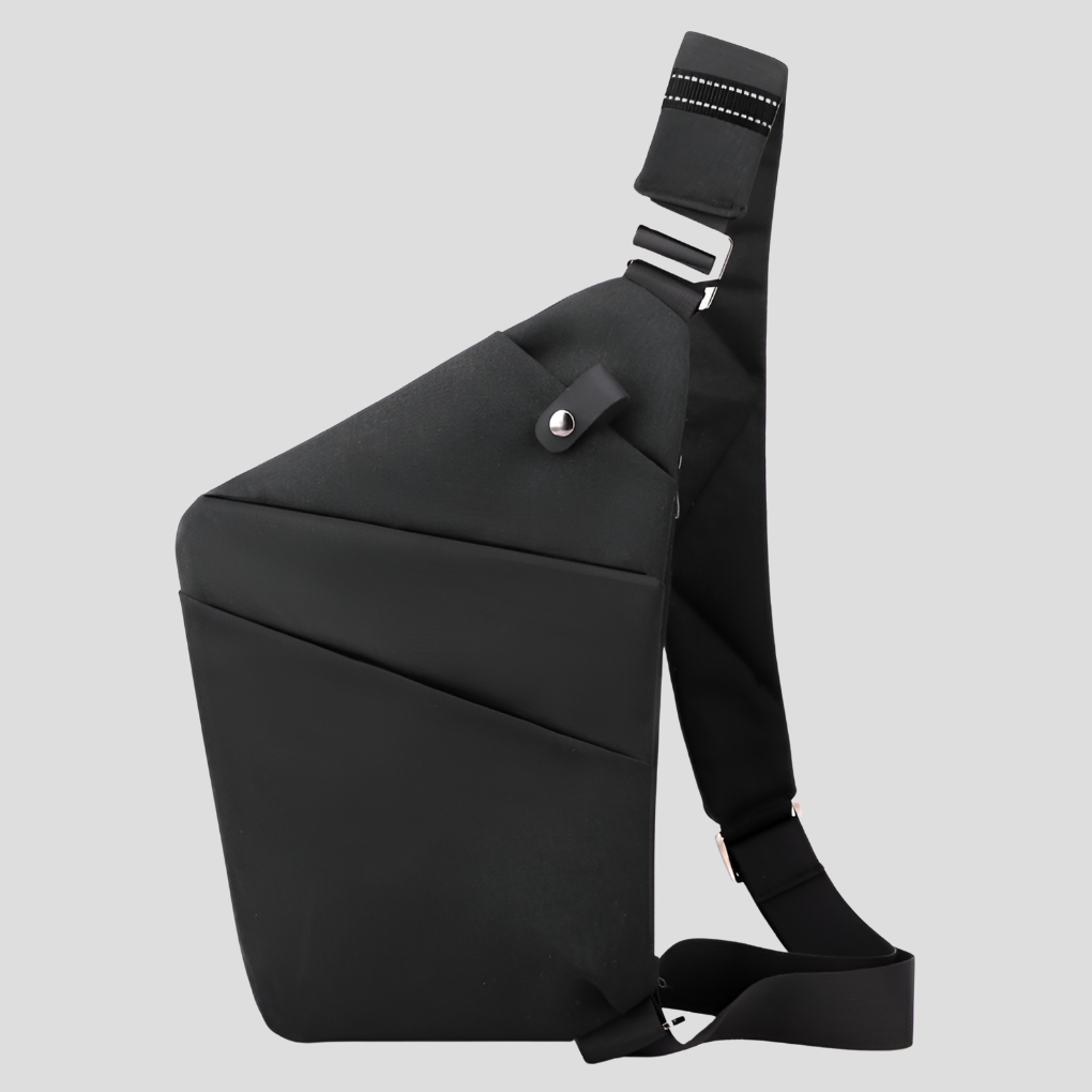 Slim Anti-Theft Crossbody Sling Bag with Hidden Zips