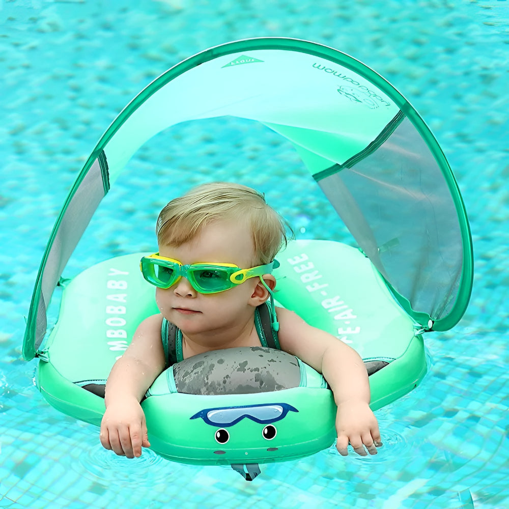 Baby Swim Float with Sun Canopy and Safety Support