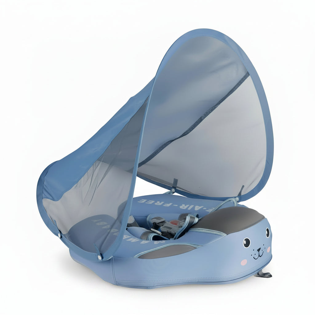 Baby Swim Float with Sun Canopy and Safety Support