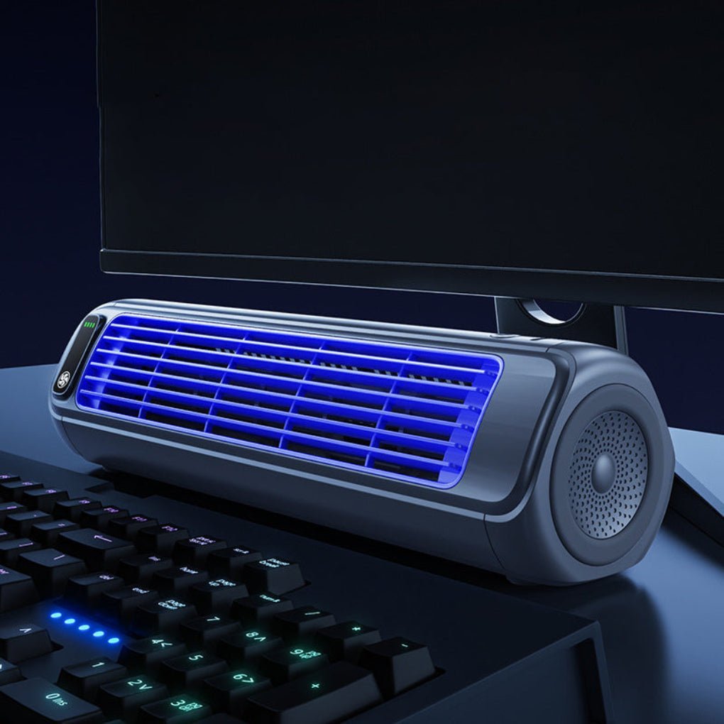 Bladeless Tower Fan with LED Display and Touch Control