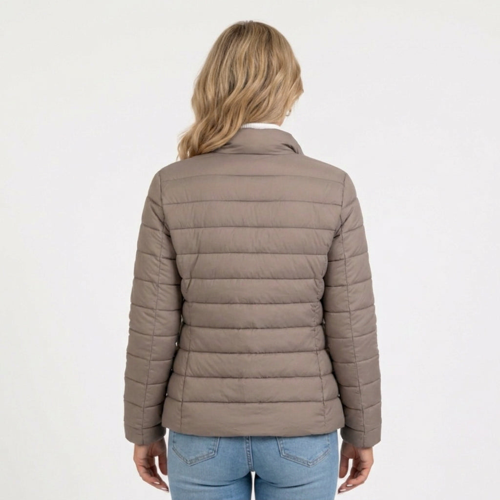 Lightweight Quilted Jacket – Zip Front Casual Layer