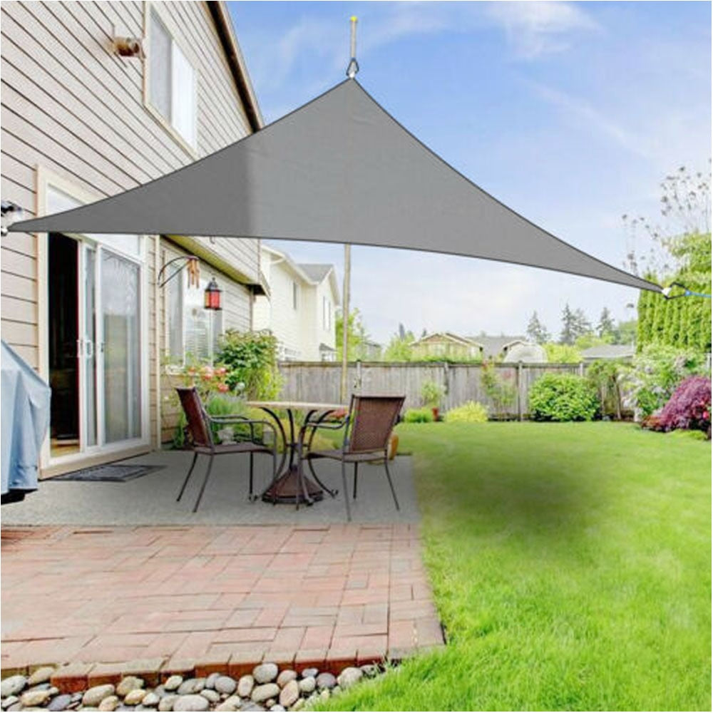 Waterproof Sun Shade Sail with Mounting Hardware Kit