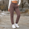 Women's Quilted Padded Winter Jogger Pants