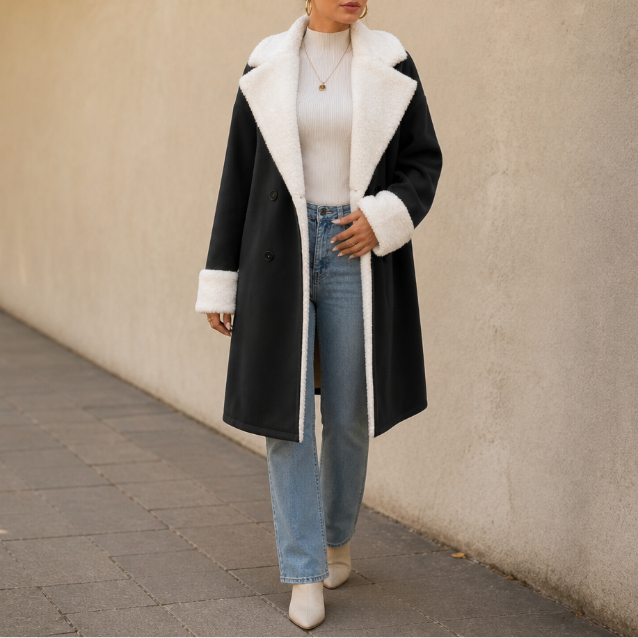 Women's Double-Breasted Coat