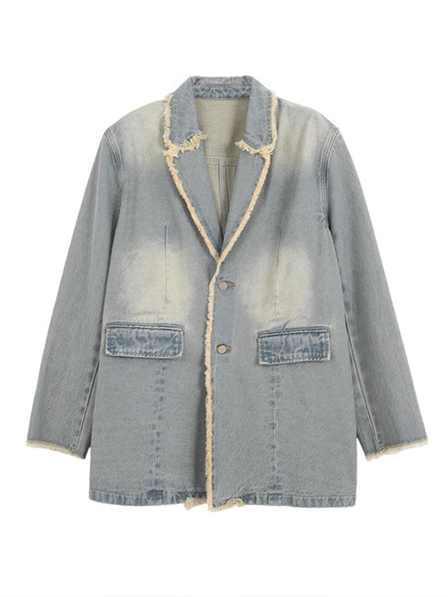 Women's Contrast Longline Jacket