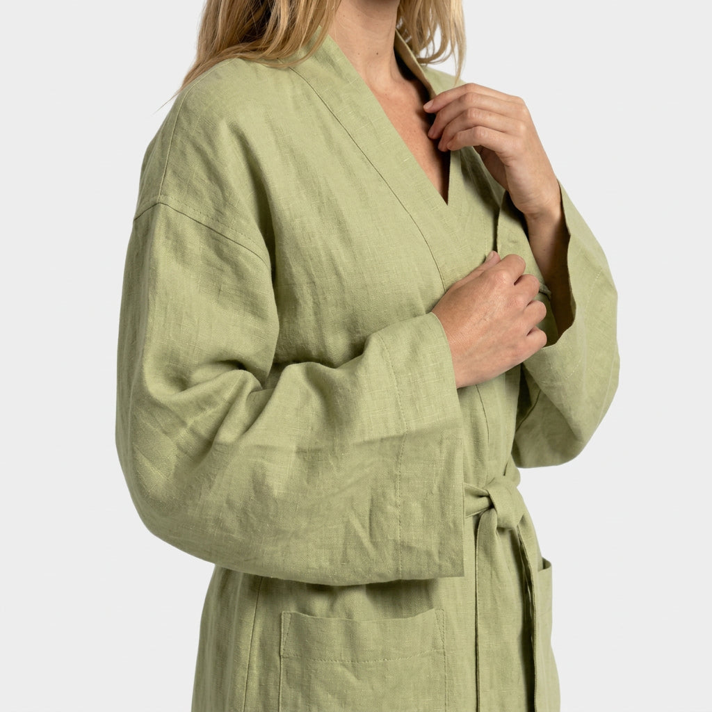 Mini Dress – Wrap Belted Kimono Style