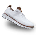 Men's Knit Lace-Up Casual Sneakers