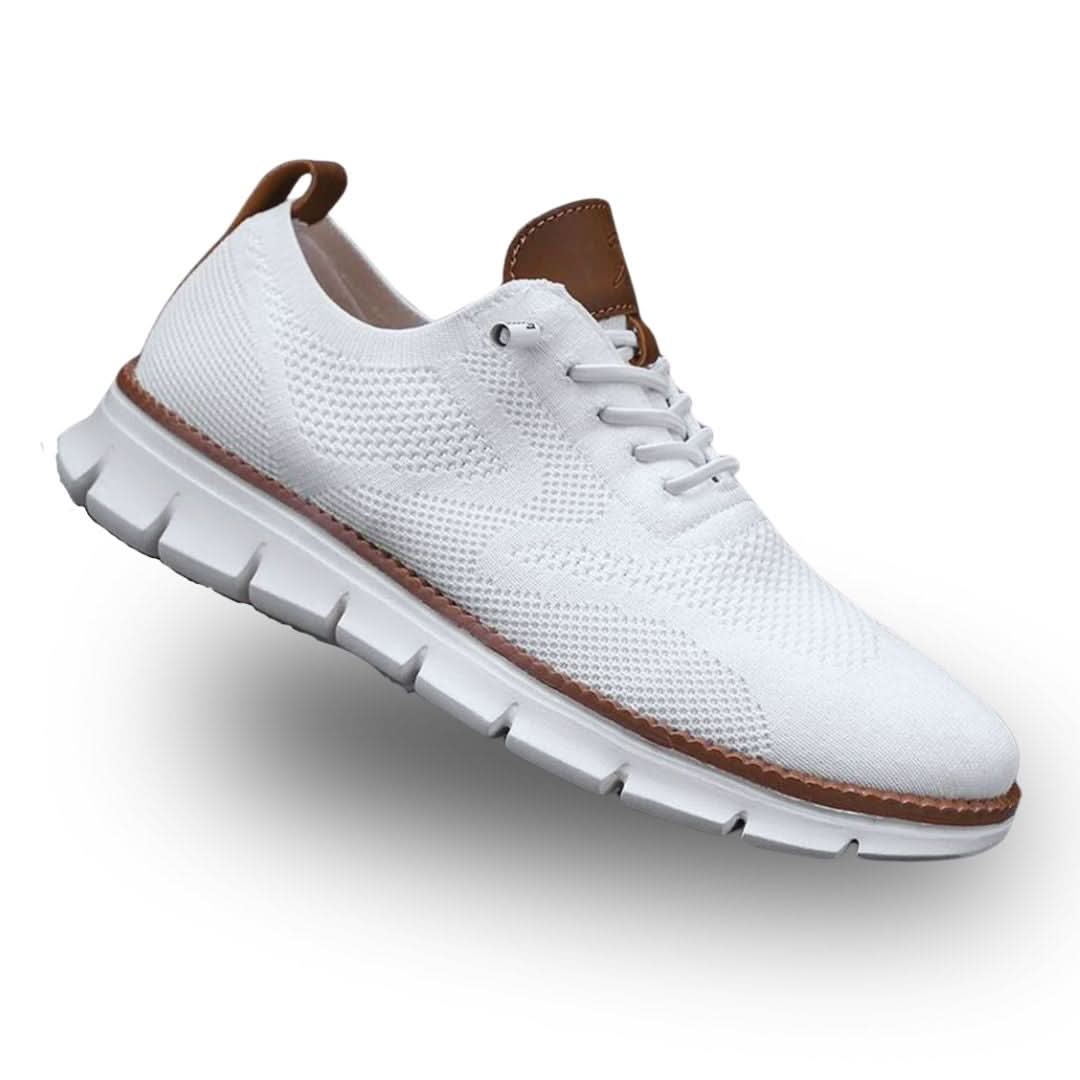 Men's Knit Lace-Up Casual Sneakers