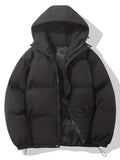 Doudoune d’hiver oversize à capuche et fermeture zippée pour femme