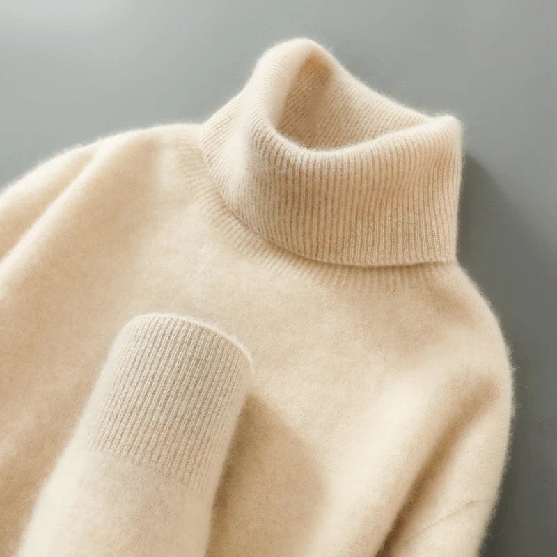 Women's Turtleneck Soft Knit Sweater
