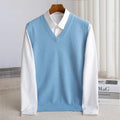 Men's Knitted V-Neck Sweater Vest