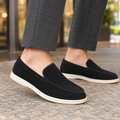 Mocassins pour hommes à enfiler, effet daim