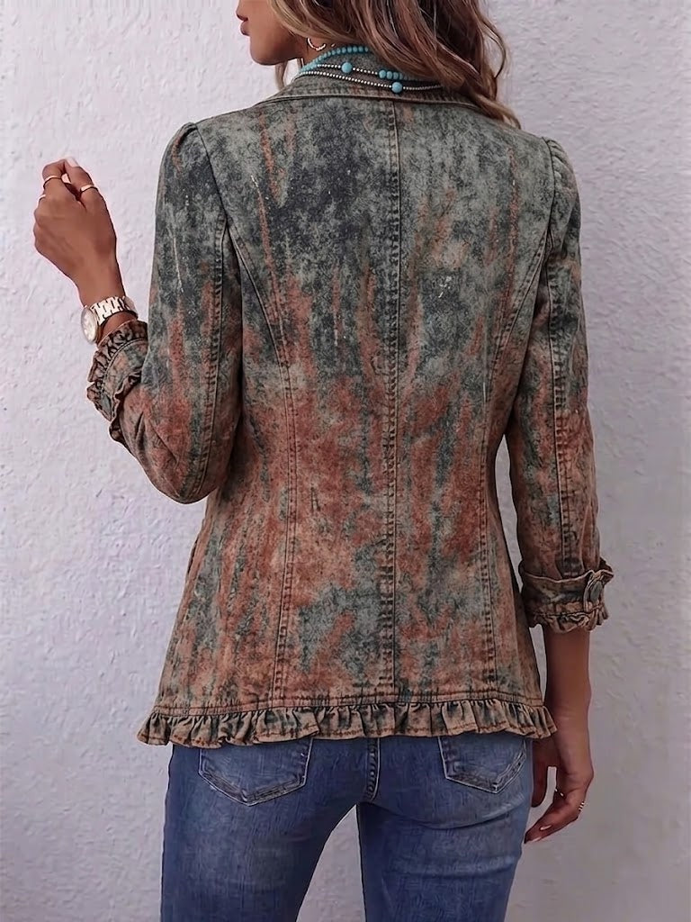 Women's Contrast Longline Jacket